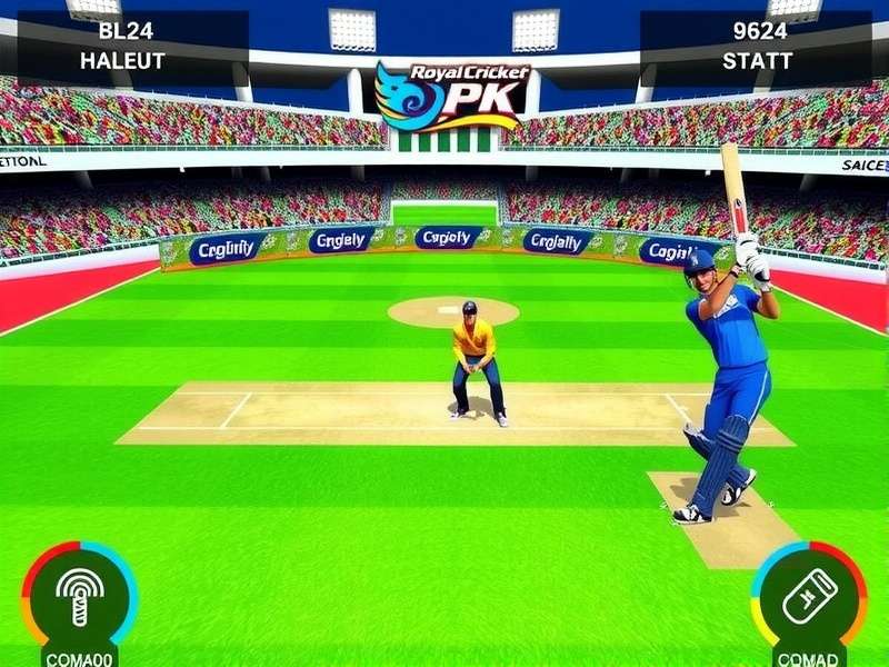 Pune Royal Cricketers Main Game Interface Pune Royal Cricketers Game Screenshot